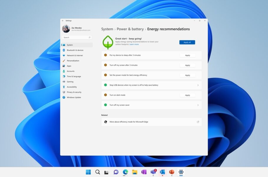 windows-11-can-now-offer-energy-recommendations